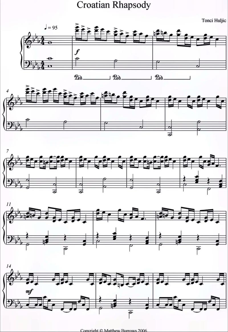 克罗地亚狂想曲难度级别是多少？适合几级水平？