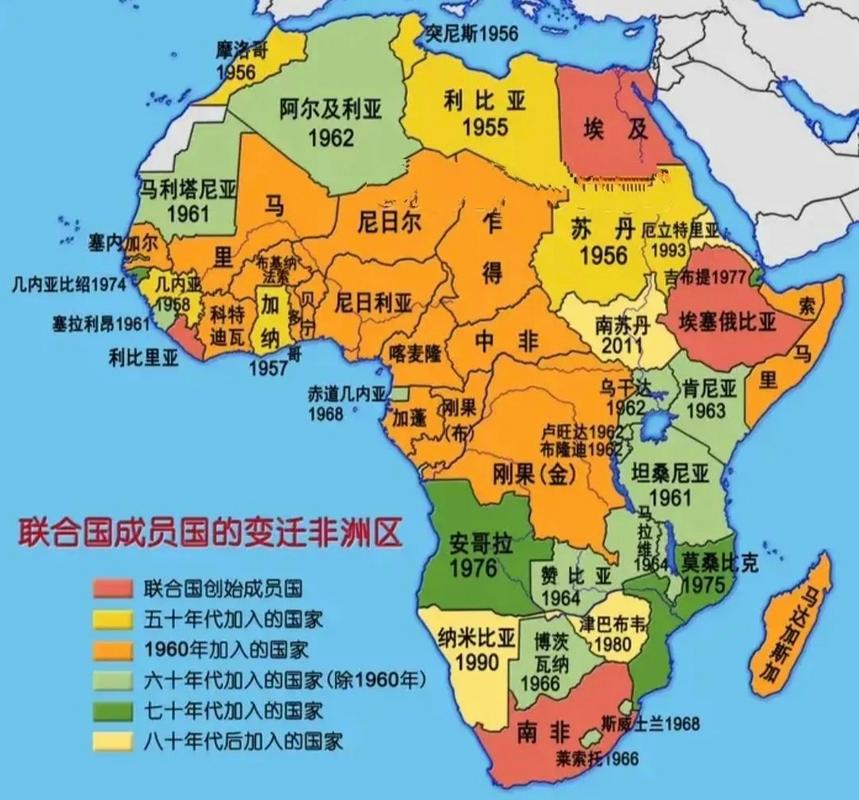 你知道非洲有多少个国家吗？非洲国家地理分布详解