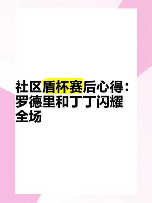 社区盾杯含金量低吗？球迷热议：冠军头衔的实际价值几何？