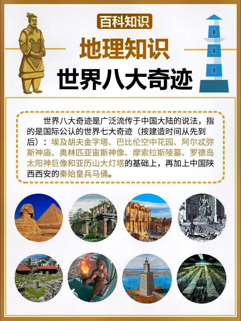 世界八大奇迹名录揭秘！古代建筑的辉煌与传奇！