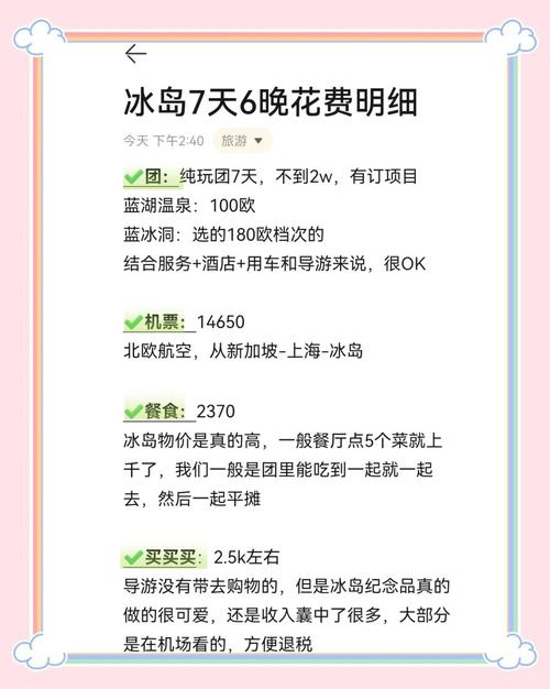 冰岛旅行费用详解：不同预算下的冰岛旅行方案推荐
