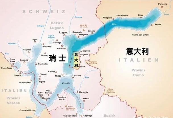 想知道瑞士在哪里？看看这个国家与哪些国家接壤