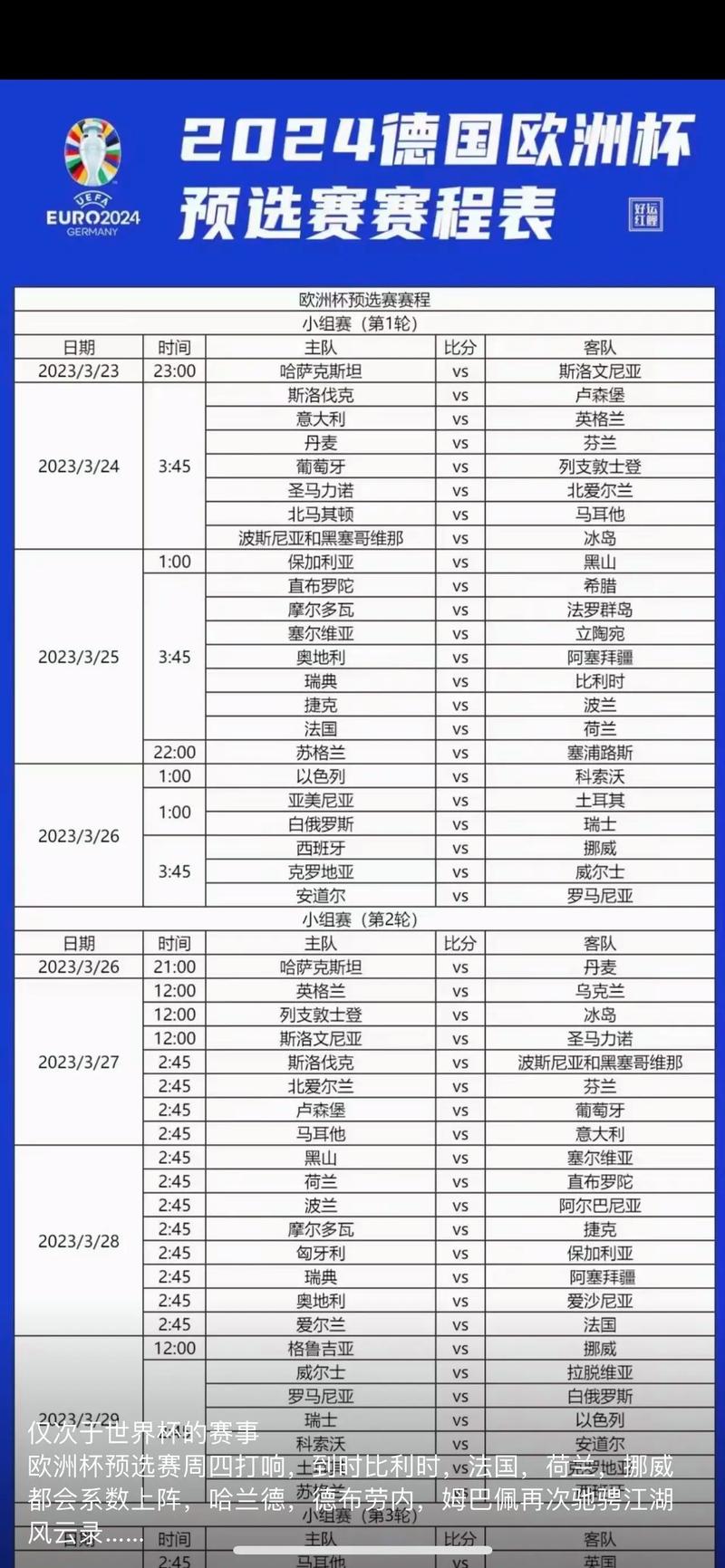 各国世预赛比赛时间表公布了吗?2026世界杯预选赛