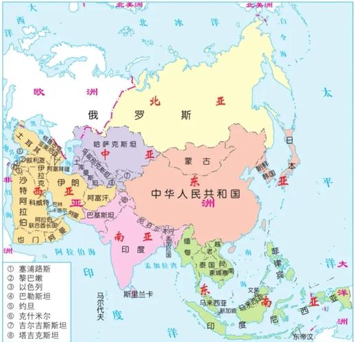 亚洲都有哪些国家？一文读懂亚洲国家地理位置和文化