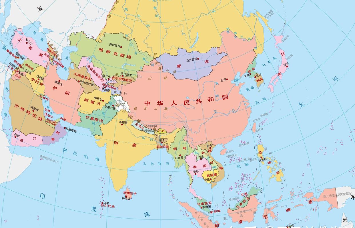 亚洲都有哪些国家？一文读懂亚洲国家地理位置和文化