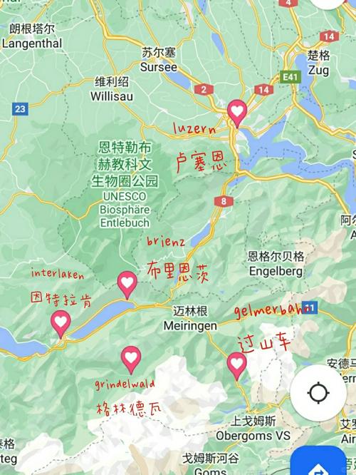 想知道瑞士在哪里？看看这个国家与哪些国家接壤