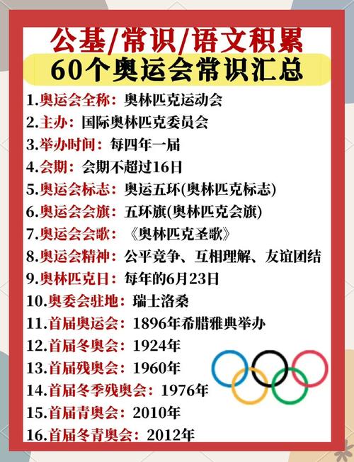 奥运会几年举行一次？从古代到现代的奥运会周期