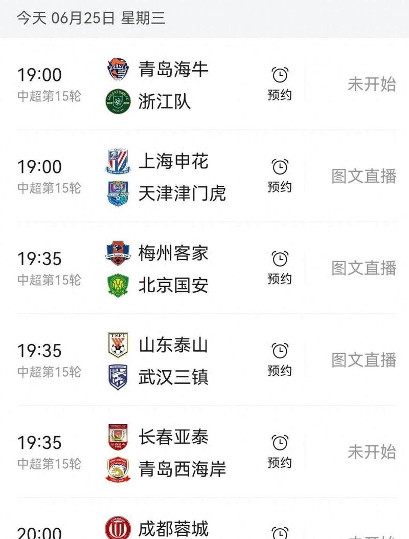 中超官网赛程哪里查？实时更新比赛信息不漏看！